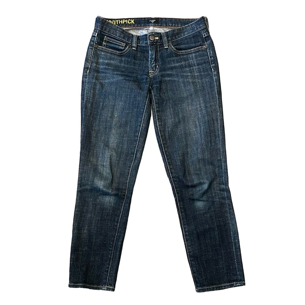 J.Crew Women's Toothpick Jean Dark Wash Size 4